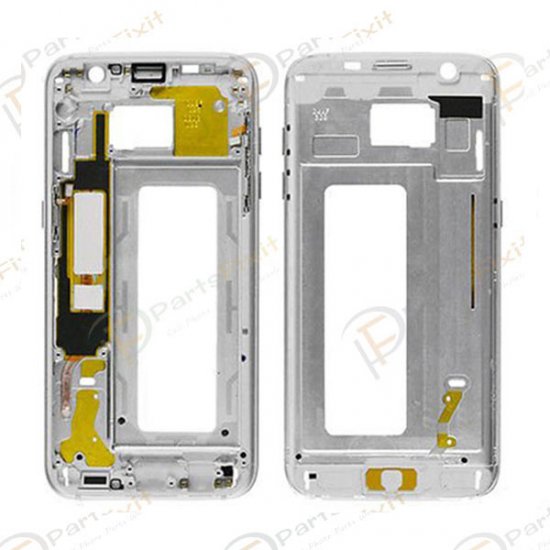 Front Housing for Samsung Galaxy S7 Edge Silver