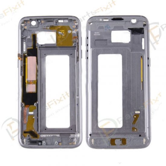 Front Housing for Samsung Galaxy S7 Edge Black