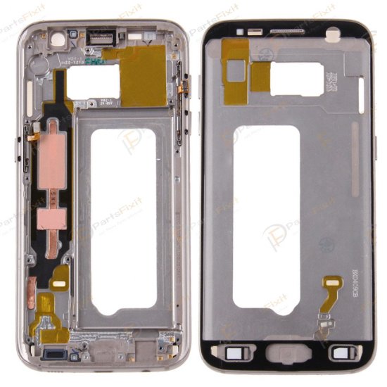 Front Housing for Samsung Galaxy S7 Original Gold