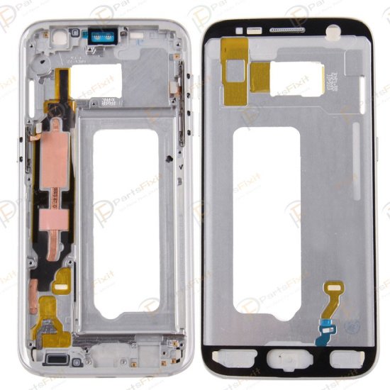 Front Housing for Samsung Galaxy S7 Original Silver