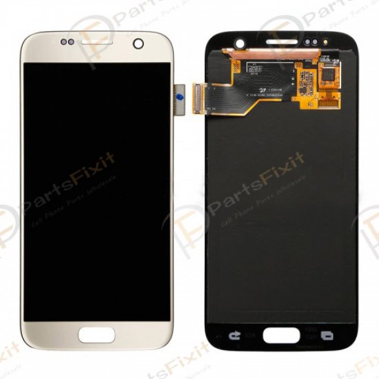 LCD with Digitizer Assembly for Samsung Galaxy S7 Gold