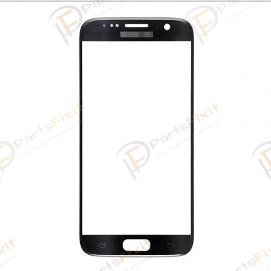 Front Glass Lens for Samsung Galaxy S7 Black