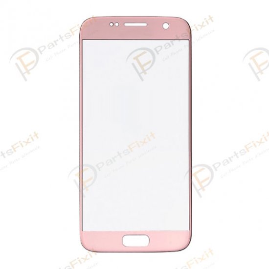 Front Glass Lens for Samsung Galaxy S7 Rose Gold Original