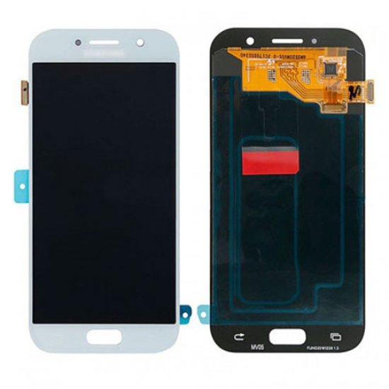 LCD with Digitizer Assembly for  Samsung Galaxy A520 White/Blue  Original