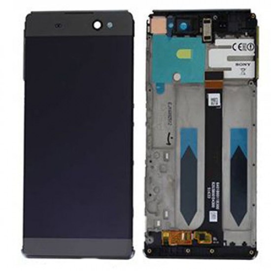 LCD Screen With Frame for Sony Xperia C6/XA Ultra Black(Third Party)