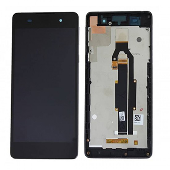 LCD Screen With Frame for Sony Xperia E5 Black