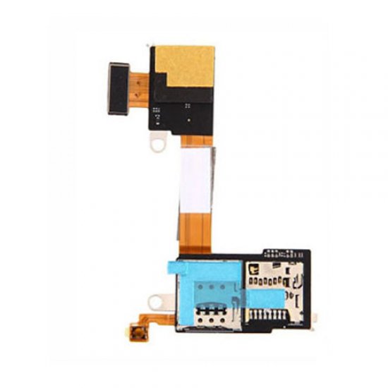 SIM Card Reader Contact Flex Cable Ribbon for Sony Xperia M2 D2303 D2305 D2306