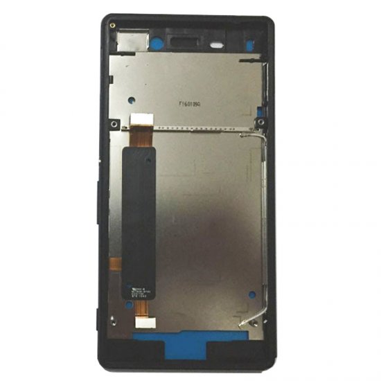 Front Housing for Sony Xperia M4  Aqua Black