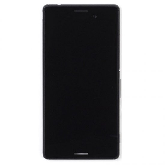 LCD Screen With Frame for Sony Xperia M4 Aqua  Black  