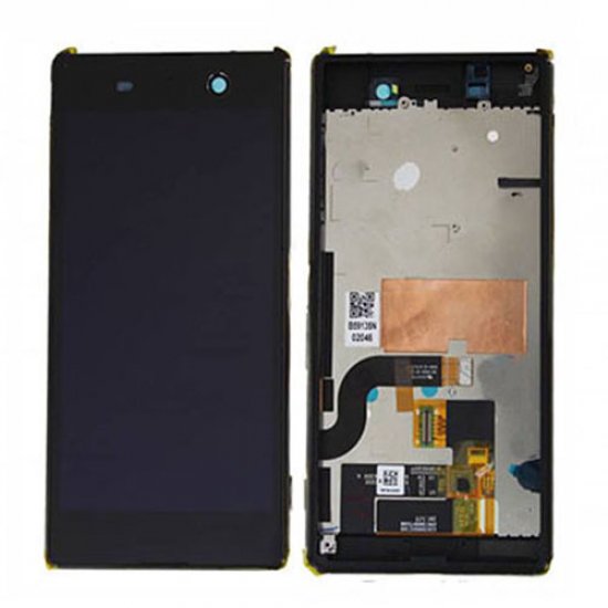 LCD Screen With Frame for Sony Xperia M5 Black