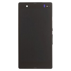 LCD Screen Display Assembly With Frame Replacement for Sony Xperia Z L36h Black