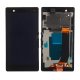 OEM LCD Screen Display Assembly With Frame Replacement for Sony Xperia Z L36h Black