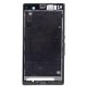 Front Frame for Sony Xperia Z Black Original