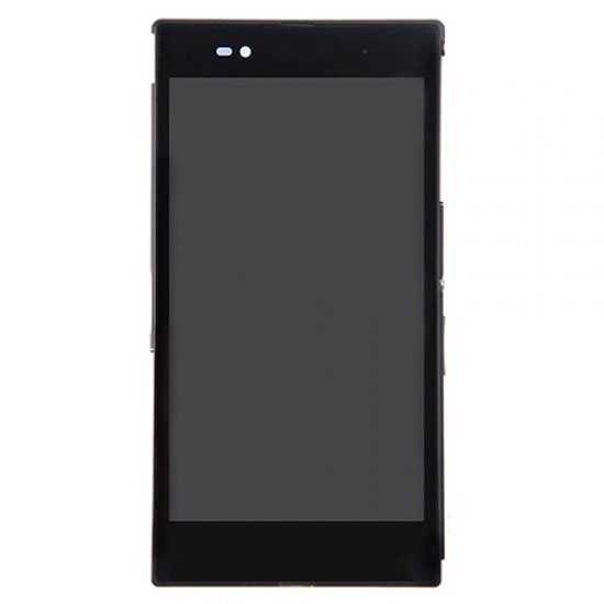 LCD Screen  with Frame for Sony Xperia Z Ultra XL39h/C6802/C6806 Black