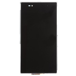 LCD Screen with Frame for Sony Xperia Z Ultra XL39h/C6802/C6806 White