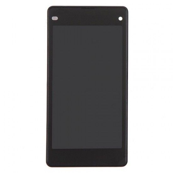 LCD with Frame for Sony Xperia Z1 Copmact D5503 Black