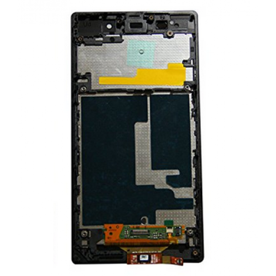 For Sony Xperia Z1 L39h LCD Screen Display Digitizer Assembly With Frame High Copy -Black