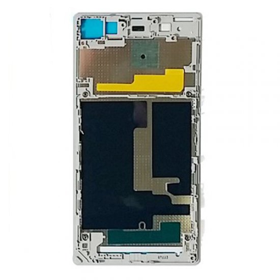 Front Frame for Sony Xperia Z1 White Original