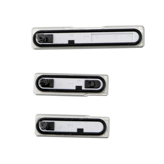 SD Card Cap Set (3 pcs/set) for Sony Xperia Z1 White