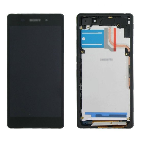 For Sony Xperia Z2 LCD Screen Display Assembly with Frame Black OEM 3G Version