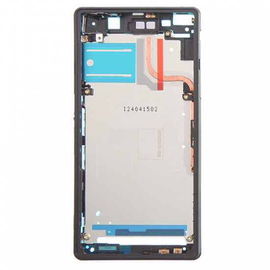 For Sony Xperia Z2 Front Housing LCD Frame Black