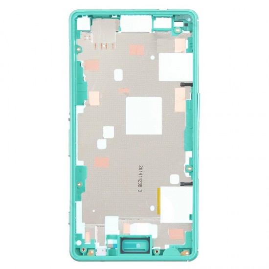 Front Frame for Xperia Z3 Mini Green Original