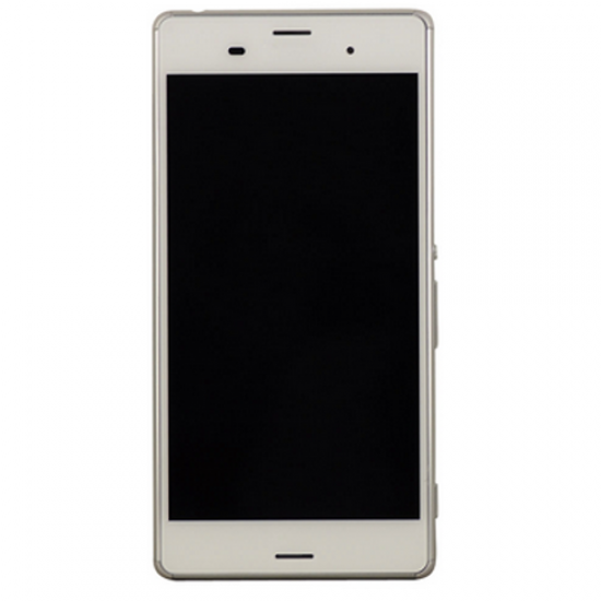 LCD Digitizer Assembly with Frame for Xperia Z3 White OEM