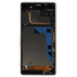 LCD Digitizer Assembly with Frame for Xperia Z3 White OEM LCD Digitizer Assembly with Frame for Xperia Z3 White OEM