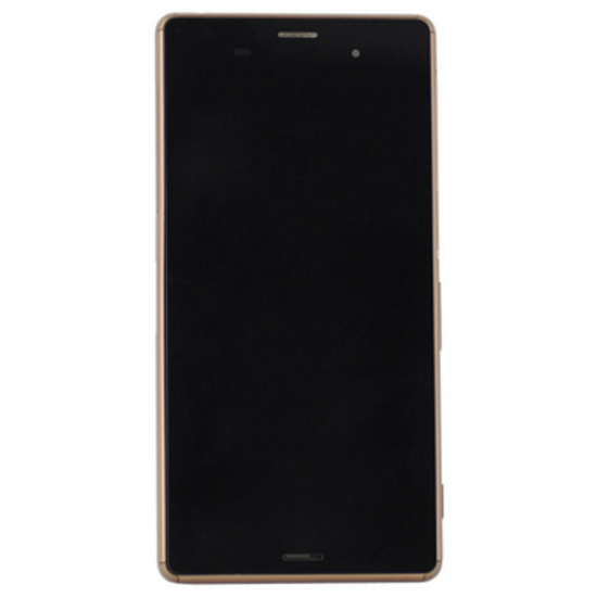 LCD Digitizer Assembly with Frame for Xperia Z3 Copper OEM