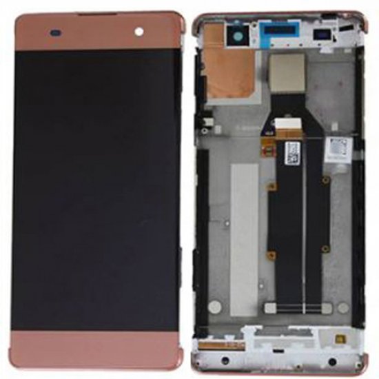 LCD Screen With Frame for Sony Xperia XA Rose Gold