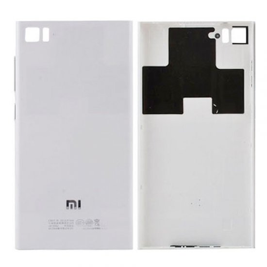 Battery Cover for Xiaomi Mi 3 Silver(WCDMA Version)
