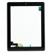Touch Screen Digitizer Assembly with Small Parts Camera Holder, Home Button, Home Button Holder, 3M Adhesive for iPad 2 Black