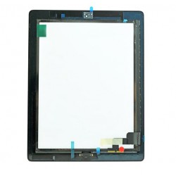 Touch Screen Digitizer Assembly with Small Parts Camera Holder, Home Button, Home Button Holder, 3M Adhesive for iPad 2 Black Touch Screen Digitizer Assembly with Small Parts Camera Holder, Home Button, Home Button Holder, 3M Adhesive for iPad 2 Black