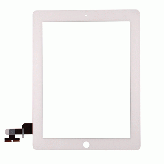 Touch Screen Digitizer without Small Parts for iPad 2 White