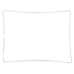 Touch Digitizer Support Frame Bezel Replacement for iPad 2 Gen White Touch Digitizer Support Frame Bezel Replacement for iPad 2 Gen White