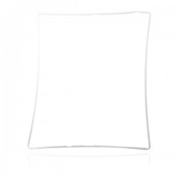 Touch Digitizer Support Frame Bezel Replacement for iPad 2 Gen White