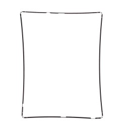 Touch Digitizer Support Frame Bezel Replacement for iPad 2 Gen Black Touch Digitizer Support Frame Bezel Replacement for iPad 2 Gen Black