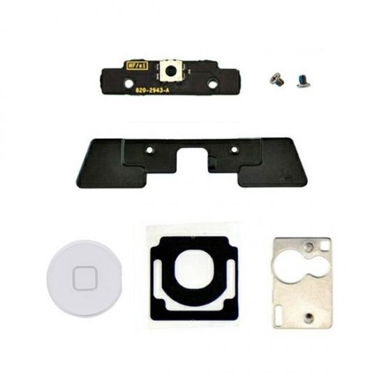 OEM For iPad 2 home button assembly -white home  button(include six parts)