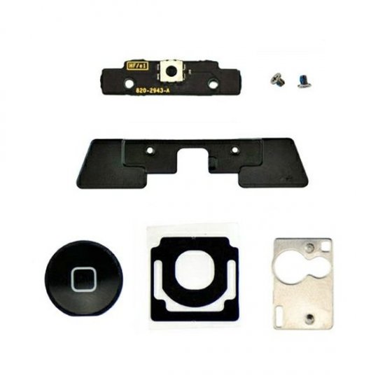 OEM For iPad 2 home button assembly -Black home  button(include six parts)