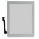 Touch Screen Digitizer Assembly (include Front Camera Holder,Home Button,Home Button Holder,3M Adhesive) For iPad 3 White