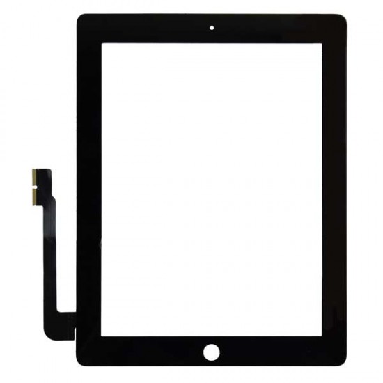 Touch Screen Digitizer without Small Parts For iPad 3 iPad 4 Replacement Black