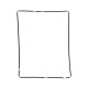 Original quality Digitizer Touch Screen Frame Bezel for iPad 3 iPad 4 - Black