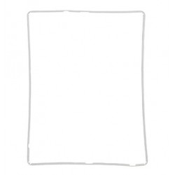 High quality Digitizer Touch Screen Frame Bezel for iPad 3 iPad 4 - White