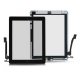 Touch Screen Digitizer Assembly with Front Camera Holder + Home Button + Home Button Holder for iPad 4 Black