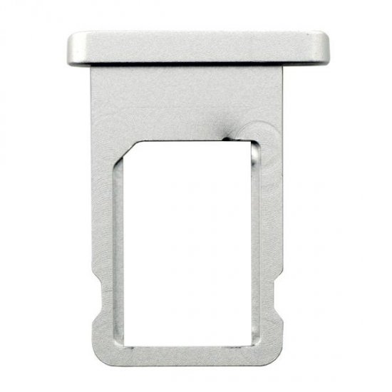Silver  SIM Card Tray Holder Repair Part for iPad Air