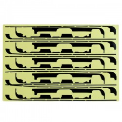 5PCS 3M Adhesive Sticker Glue for Apple iPad Mini Touch Screen Digitizer -black 5PCS 3M Adhesive Sticker Glue for Apple iPad Mini Touch Screen Digitizer -black