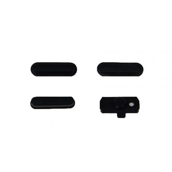 Side Buttons Power Volume Mute Button Replacement Part for iPad Mini - Black