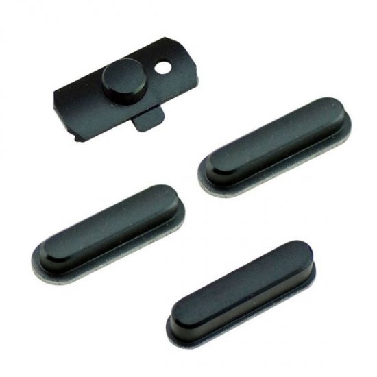 Side Buttons Power Volume Mute Button Replacement Part for iPad Mini - Black