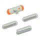 Side Buttons Power Volume Mute Button Replacement Part for iPad Mini - Silver