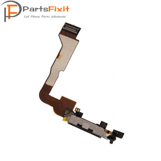 Original Black Dock Connector Flex Cable For iPhone 4 CDMA 